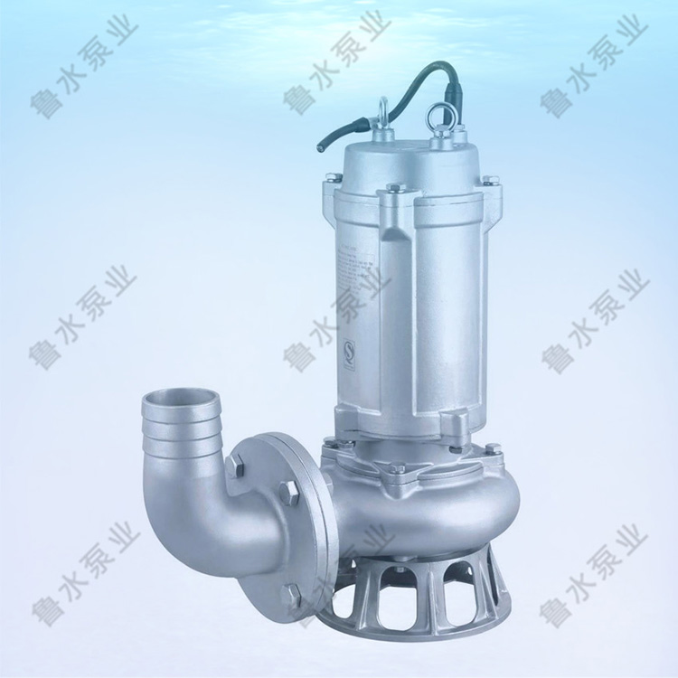 WQP型不(bú)鏽鋼無堵塞潛水(shui)泵